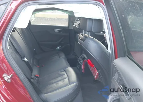 2018 Audi A4 2.0T Tech Ultra Premium/2.0T Ultra Premium z USA, uszkodzony, nr VIN WAUKMAF45JN019819